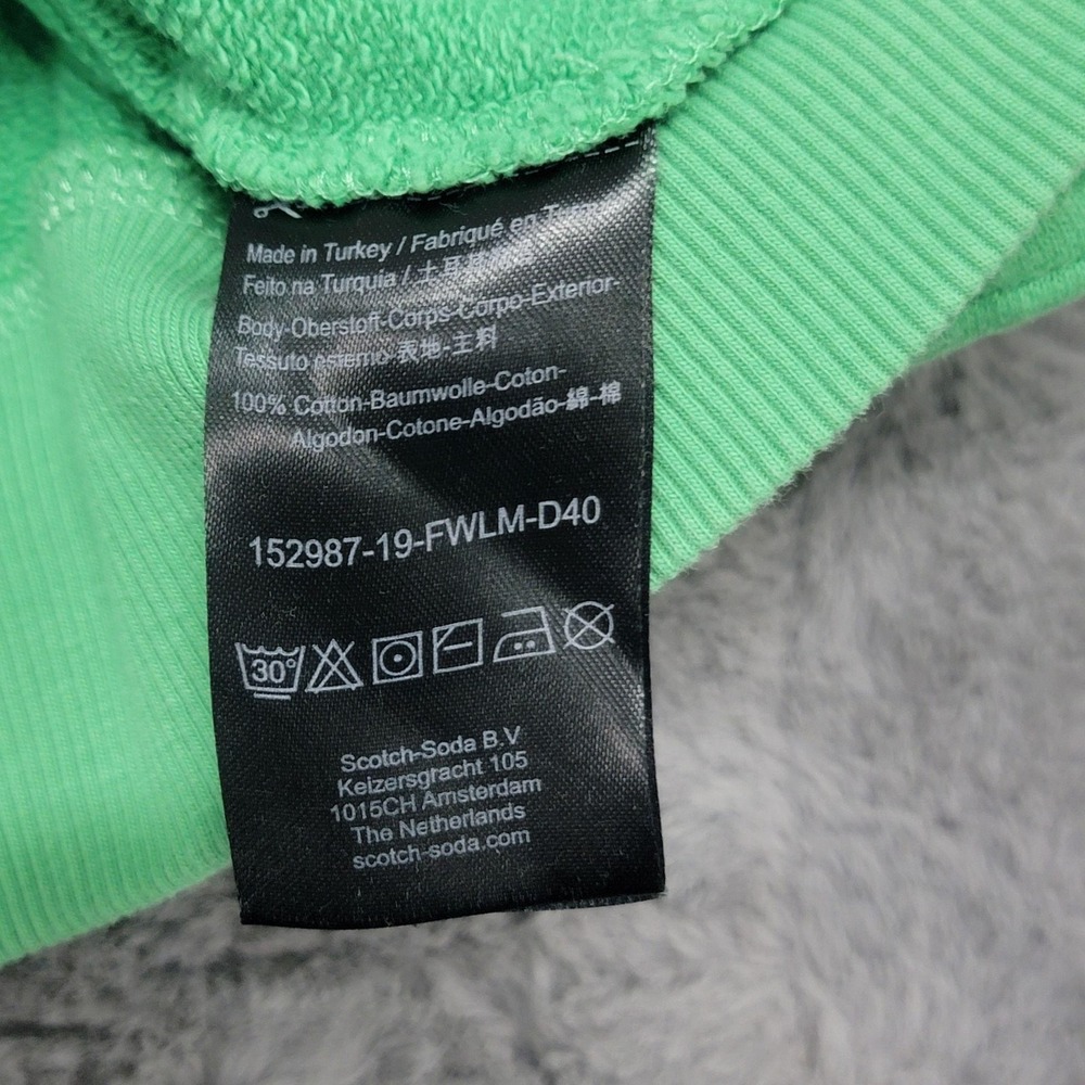 Scotch Soda Sweatshirt Womens XS Green Pourquoi Pas Maison Scotch French - Picture 6 of 13